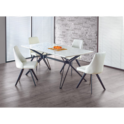 Mandeville Metal Base Dining Table