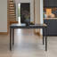 Extendable Solid Wood Base Dining Table-1572360534