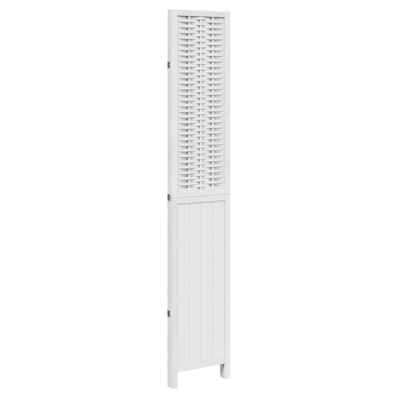 Farnum Solid Wood Accent Room Divider, White, 160cm H x 110cm W