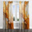 Ries or et blanc Geode Lava IV - rideau à œillets traditionnel - obscurcissant velours - 1 panneau-1260479218-1261080405