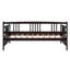 Lit de jour moderne en bois massif, multifonctionnel, taille simple, espresso (SKU précédent: WF191899AAP)-912067364