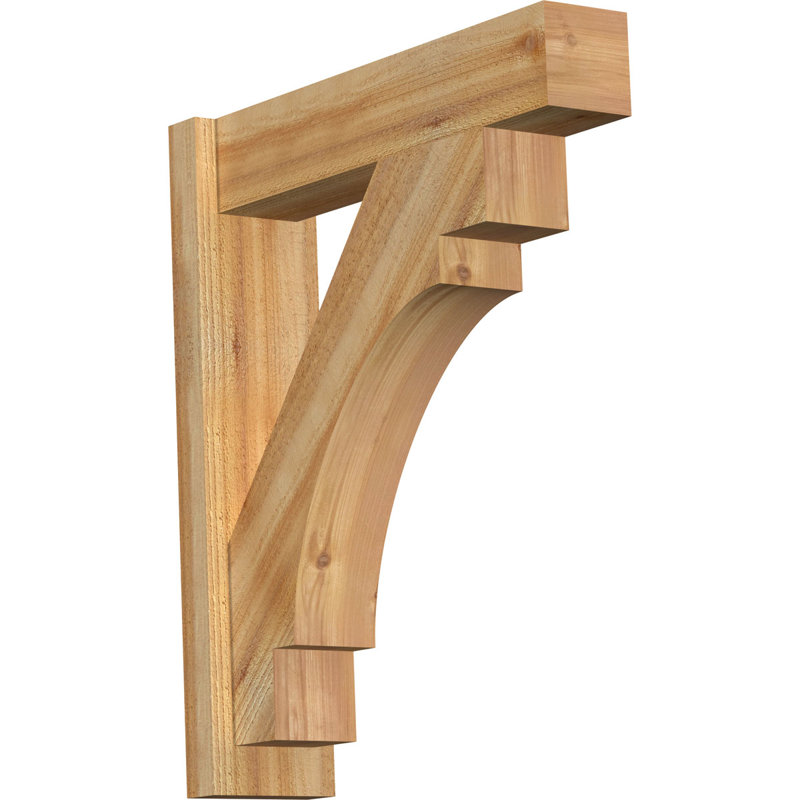 L 8 po x P 24 po x H 28 po, P 24 po x H 28 po, 8" W Western Red Cedar (Rough Sawn)