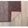 Allyne Geometric Red/Gray Non-Slip Rubberback Area Rug