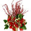 Holiday Arrangement With Hydrangeas And Berries