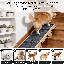 Rampe pour chien en bois pour escalier, rampe antidérapante pour animaux de compagnie pour petits et moyens chiens et chats