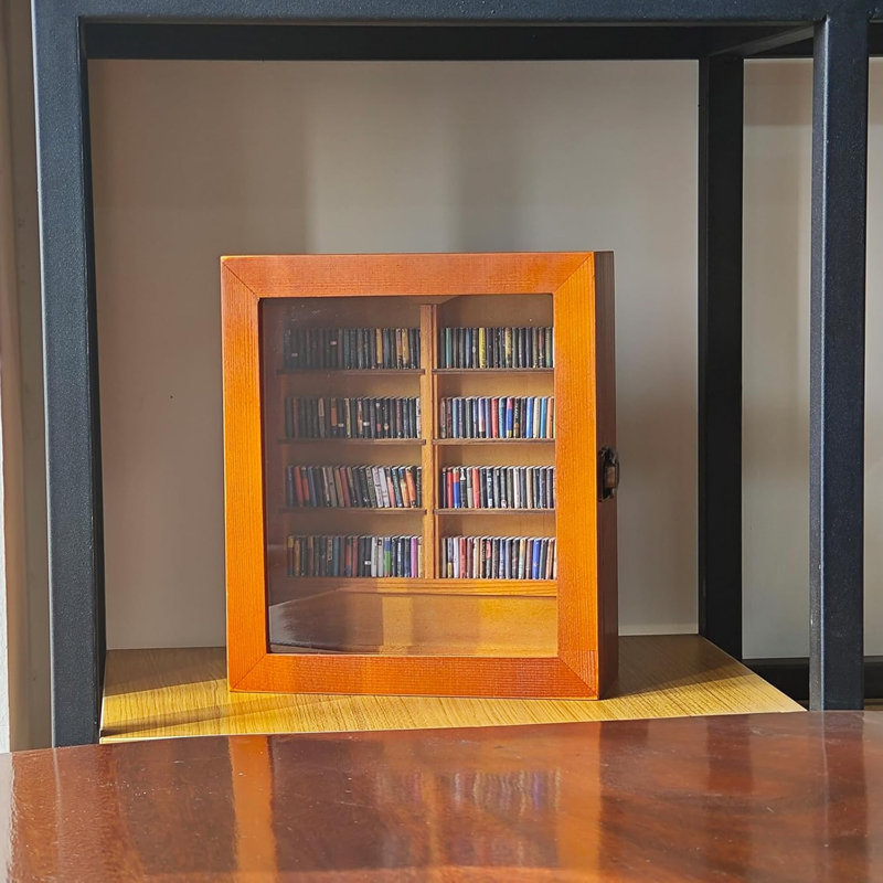 Anxiety Mini Bookshelf Ornament, Miniature Display Bookshelf With 200Pcs Mini Books, Mini Library Bookshelf Decor For Book Lovers Home Room Office