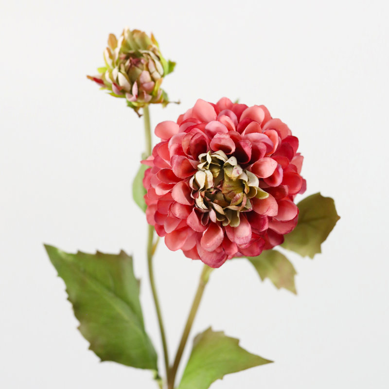 Dahlia Faux Floral, Mauve