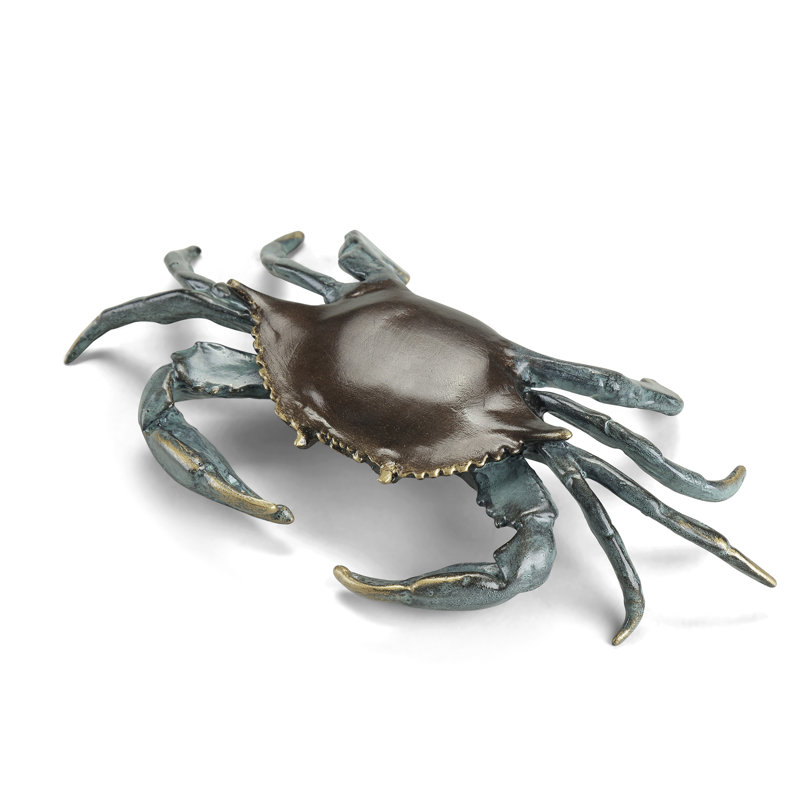 Large Bluepoint Crab Sculpture