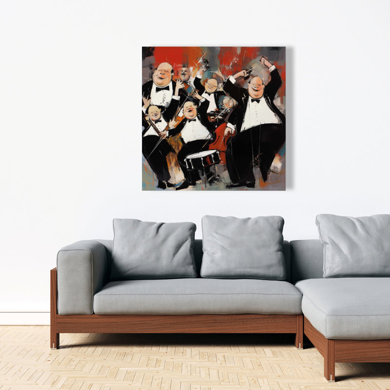 The Group - Musical Minimalist Canvas for Home Decor