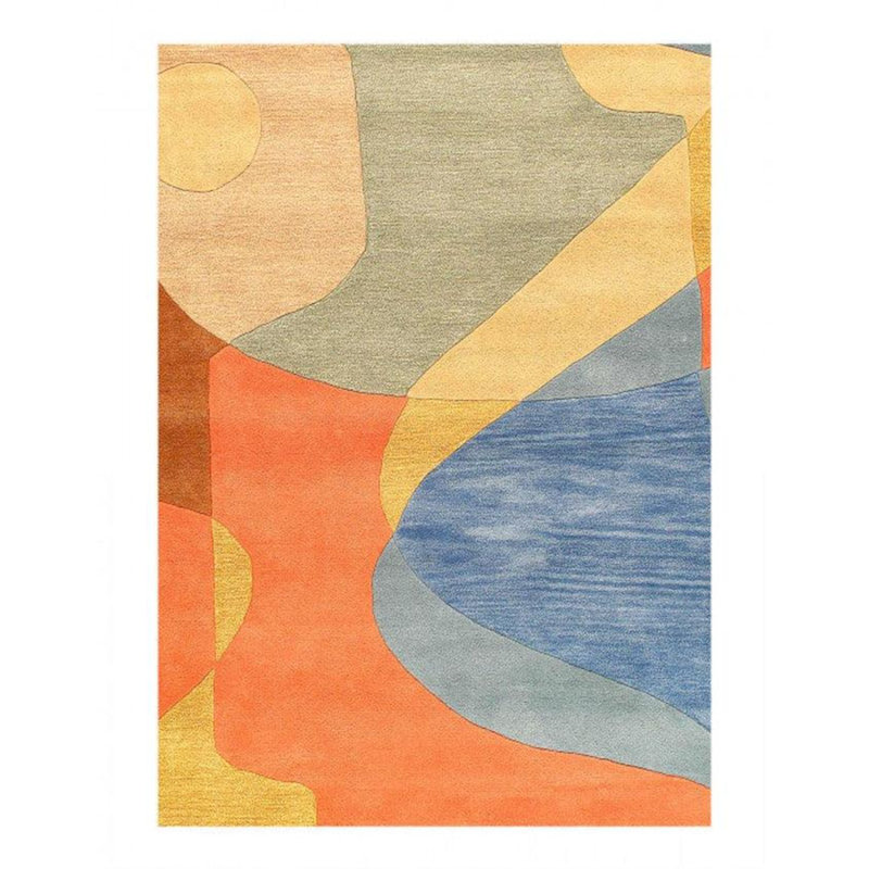 Abstract Area Rug in Multicolor
