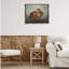 «Brown Rabbit on Grey Floater», art mural sur toile flottante par Julia Purinton-1761449835-1761449839
