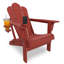 Fauteuil Adirondack d'extérieur inclinable et pliable avec support pour téléphone portable-1096097370-1101876348