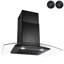 30" 217 CFM Convertible Wall Mount Range Hood in Black