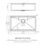 Évier de cuisine à simple cuve encastrable en acier inoxydable de calibre 16 Topcraft 32 po x 19 po x 9 po avec accessoires Topcraft