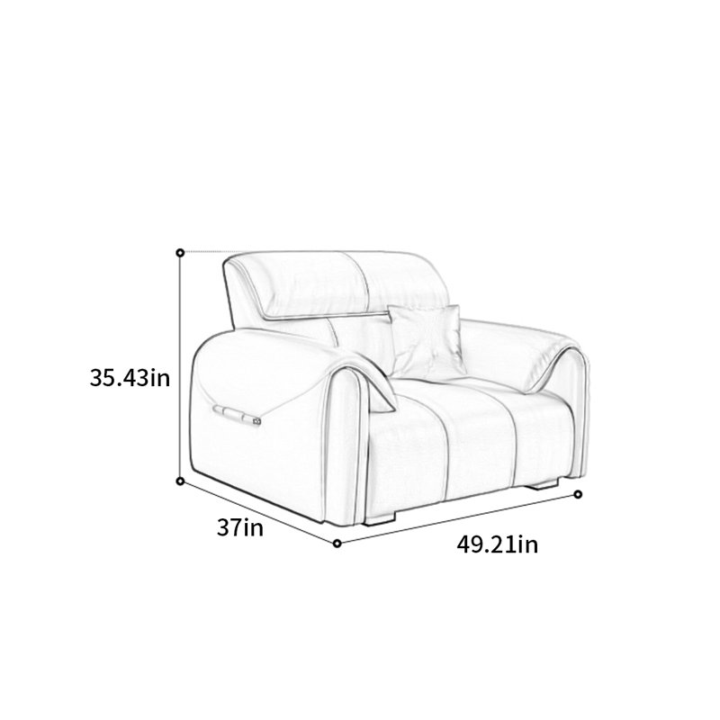 Canapé de style américain léger et luxueux
