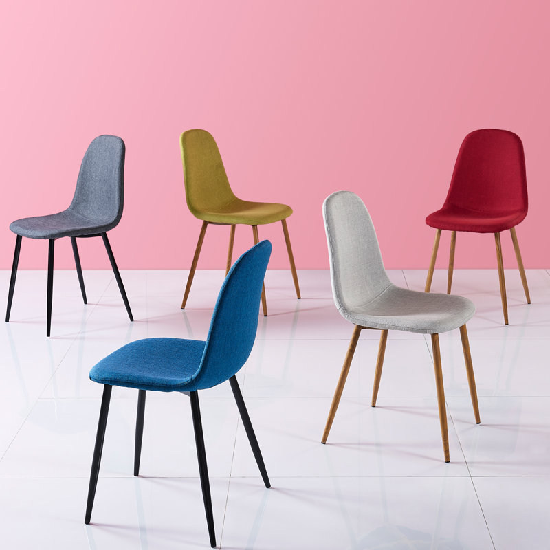 Chaise d'appoint Parvin, Gris clair