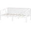 Lit de jour blanc simple avec lignes épurées, multi-usage dans la chambre à coucher ou le salon, système de support solide, rangement sous le lit de jour, avec élégance simple, chambre double, système robuste-1648484938-1648484939