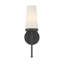 Applique murale en métal noir mat-86792467