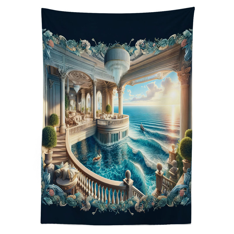 Anthonella Rectangle No Pattern Microfiber Tablecloth, 70" Rectangle