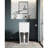 White Ceramic 1.1/1.6 Toilet, Elongated, Comfortable Height, & Approved One , White, Fashion