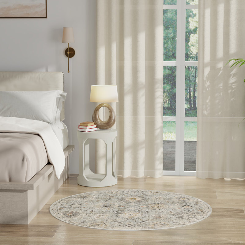Luper Indoor Rug, Round 4'