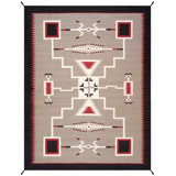 Canvello Reversible Wool Mocha Area Rug- 9'1'' X 11'10''