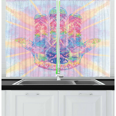 Pointed Kitchen Curtain