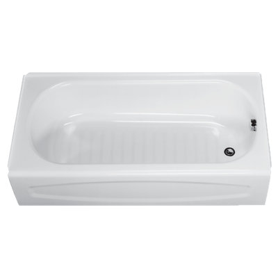 Salem 60'' x 30'' Soaking Porcelain Enameled Steel Bathtub