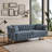  83.5" Velvet Chesterfield Tufted Sofa-115948913