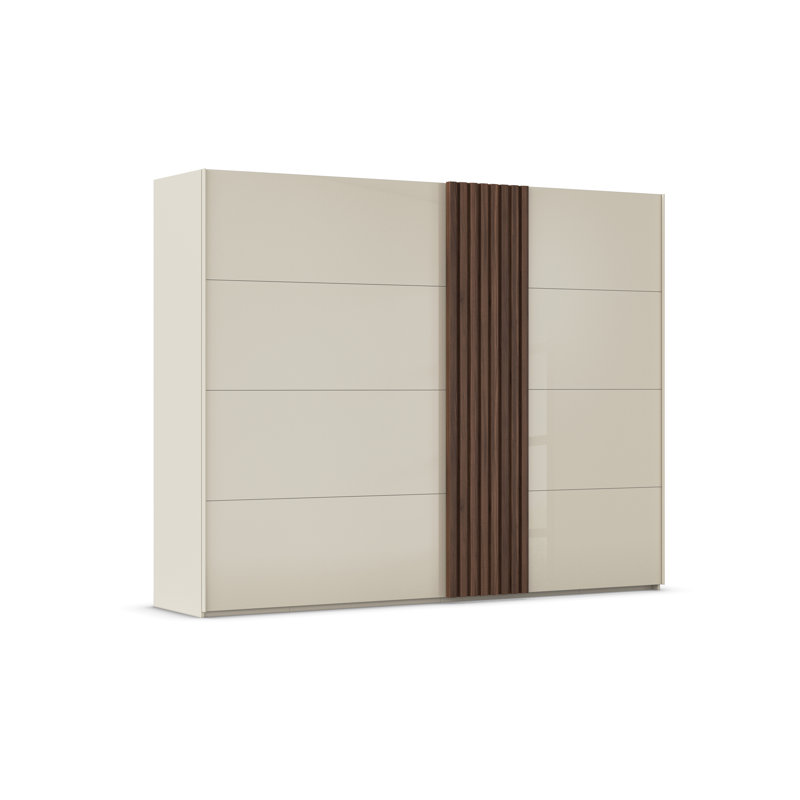 Tarello 2 Sliding Door Wardrobe available in many colour combinations glass front INCL. Delivery and Assembly