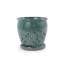  Pots à orchidées avec trou de drainage et soucoupe attachée, 5,9 po et 7,5 po, émeraude-398703117-398703119