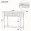 Console de style traditionnel avec deux tiroirs-1745871520