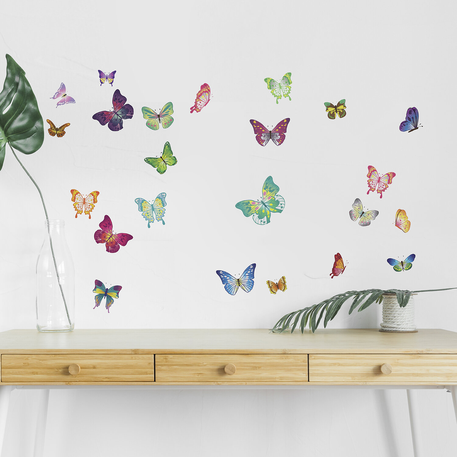 Ebern Designs Butterflies Wall Decal & Reviews | Wayfair