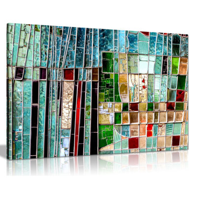 Stained Window - Wrapped Canvas Print