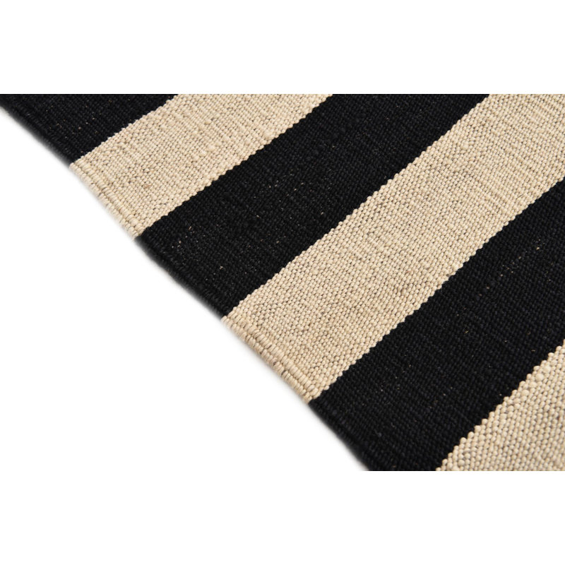 Tapis noir et blanc Parrett