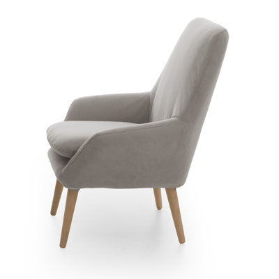Marcum Upholstered Full Grain Leather Armchair