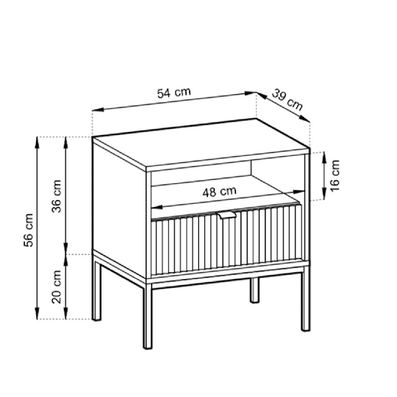 Easley End Table, Black