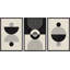 «Mid Century Modern Boho», ensemble de 3 impressions sur toile-79731441-79731442