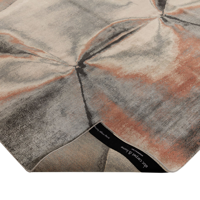 Contemporary Silk Wool Blend Rug