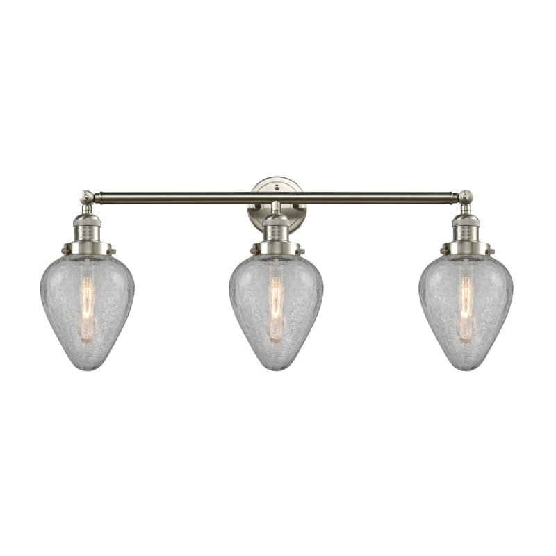 Shauna 3 - Light Dimmable Vanity Light, Brushed Satin Nickel