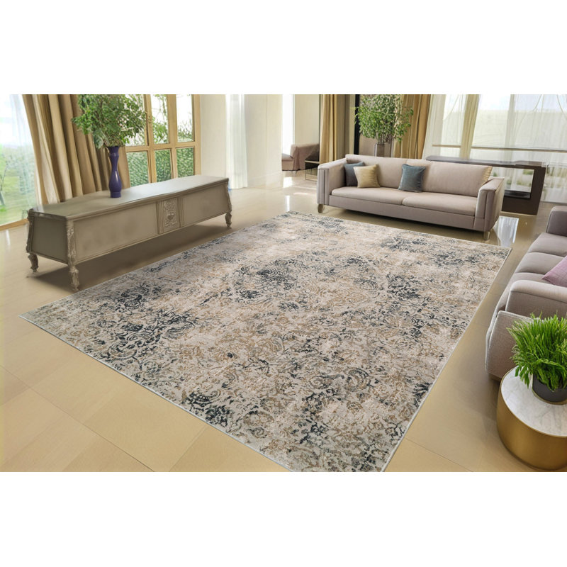 Grisby Indoor Rug, Rectangle 3'11" x 5'7"