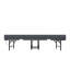 Lit simple pliant 75 po x 38 po avec matelas en mousse viscoélastique gélifiée - portatif pour toute occasion, structure en métal 3,7 po, petits espaces, structure, 38 po, style moderne