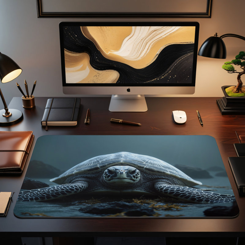 Polyester Desk Pad, 31.5x15.5