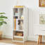 Bibliothèque 4 couches à tablettes ouvertes irrégulières-518889329