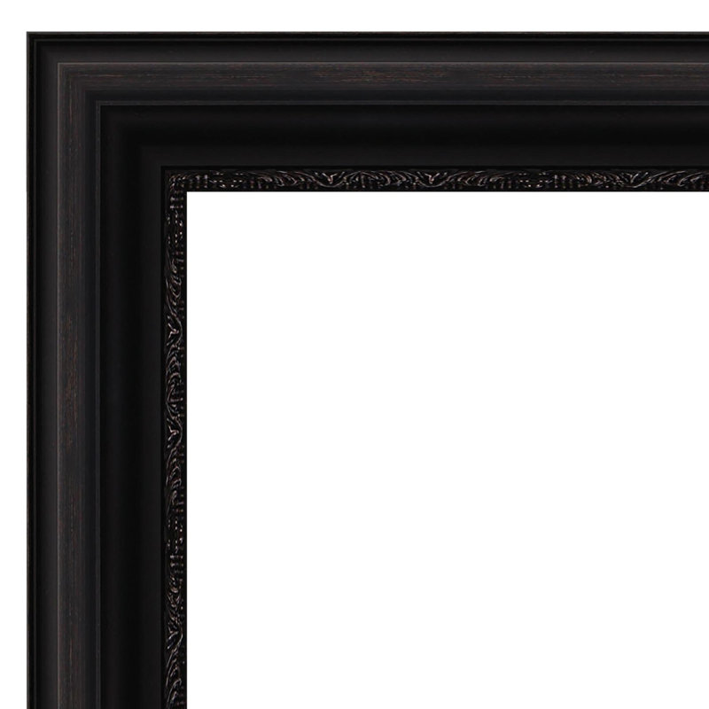 Miroir mural Warren, Noir, 35,5 po x 45,5 po