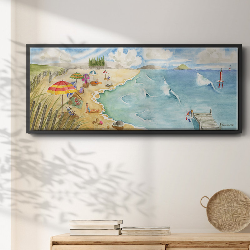Sand and Surf- Framed Canvas