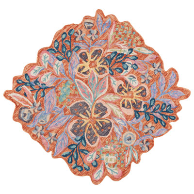Jardin Hand Tufted Wool;Cotton Floral Indoor Rug