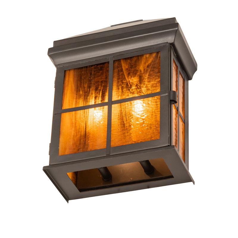 2 - Light Flush Mounted Sconce