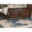 Mobilier de chambre à coucher avec tête de lit et pied de lit style traditionnel grand lit 1pc