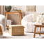 Areswell 45cm Wide Square Pouf Ottoman